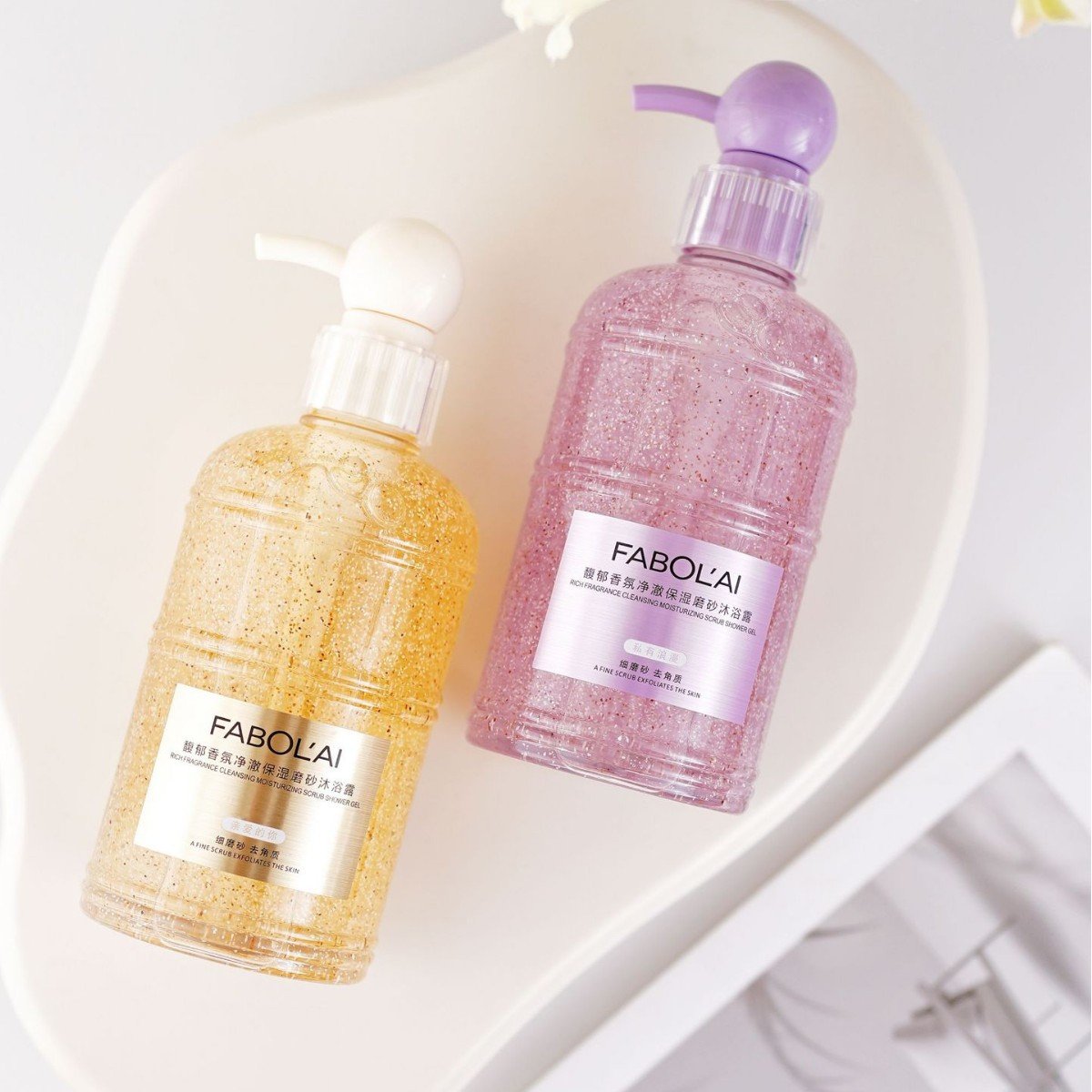 500ml Rich Fragrance Clarifying Moisturizing Scrub Body Wash ( Private Romance ) auto draft